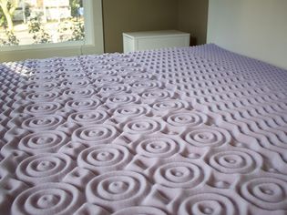 Lucid 2-Inch Zoned Lavender Mattress Topper