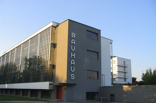 Bauhaus main building designed by Walter Gropius