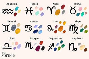 best color palettes for zodiac sign