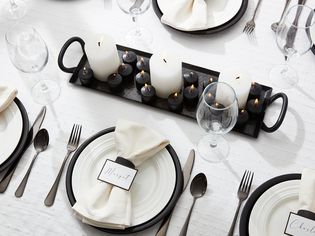 Black and white party etiquette