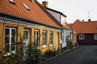 Mustard Yellow Home In Denmark
