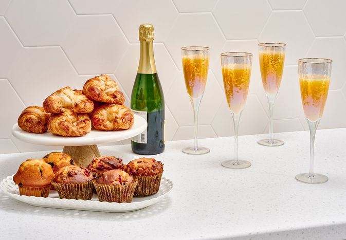 mimosas and pastries