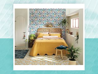 scalloped edge quilt from Justina Blakeney x Opalhouse collection at Target
