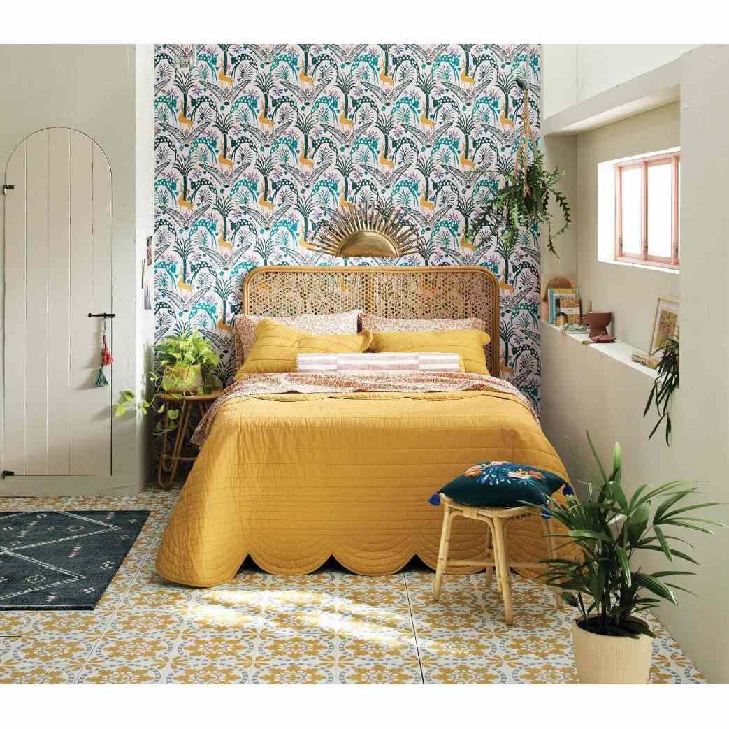 Scalloped edge quilt from Justina Blakeney x Opalhouse for Target