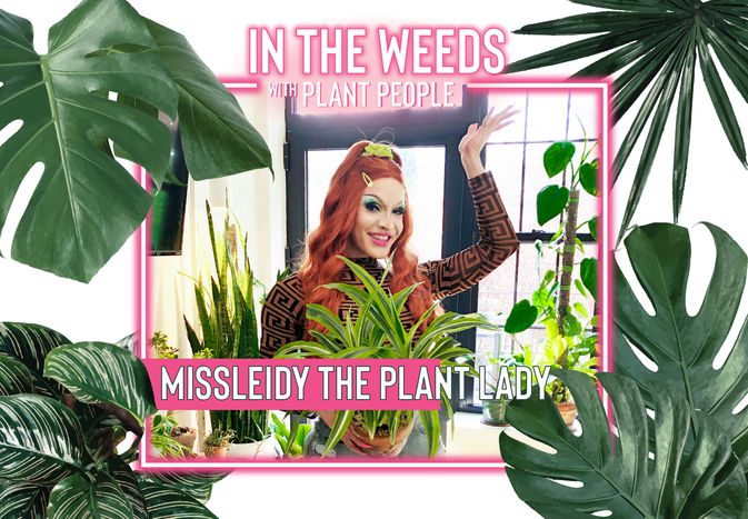 MissLeidy the Plant Lady poses for In the Weeds With Plant People