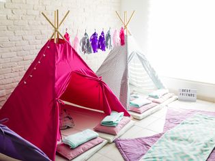 Teepee Tents For Pajama Party At Home