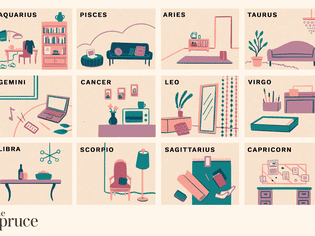 what your house looks like based on zodiac illustration
