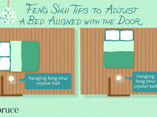 Feng Shui Tips to Adjust a Bed Aligned With the Door
