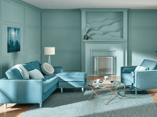 Valspar's pick for 2024 Color of the Year, Renew Blue